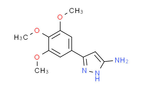 CAS No. 502133-05-3, 3-(3,4,5-trimethoxyphenyl)-1H-pyrazol-5-amine