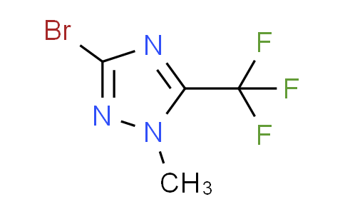 CAS No. 1609402-81-4, 3-bromo-1-methyl-5-(trifluoromethyl)-1H-1,2,4-triazole