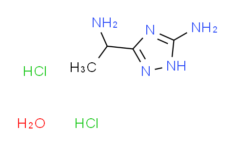 3-(1-aminoethyl)-1H-1,2,4-triazol-5-amine dihydrochloride hydrate