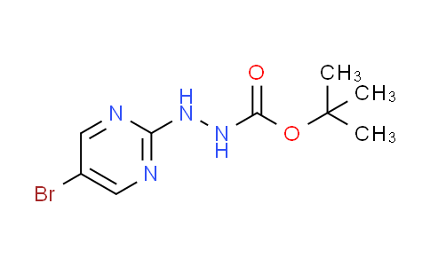 CAS No. 1452182-34-1, tert-butyl 2-(5-bromo-2-pyrimidinyl)hydrazinecarboxylate