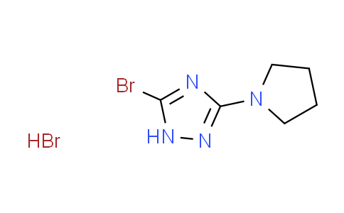 5-bromo-3-(1-pyrrolidinyl)-1H-1,2,4-triazole hydrobromide