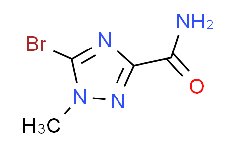 CAS No. 1823348-87-3, 5-bromo-1-methyl-1H-1,2,4-triazole-3-carboxamide