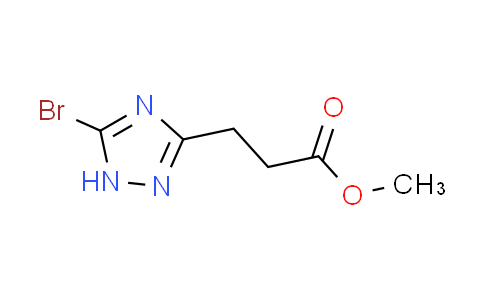 methyl 3-(5-bromo-1H-1,2,4-triazol-3-yl)propanoate