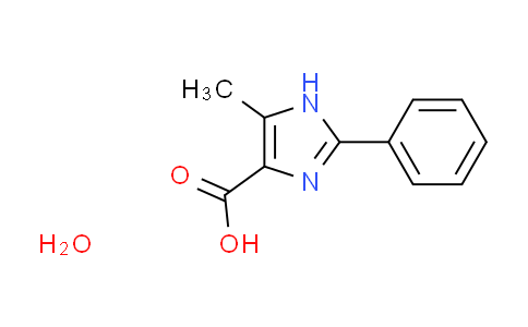 CAS No. 1559064-09-3, 5-methyl-2-phenyl-1H-imidazole-4-carboxylic acid hydrate