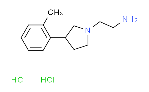 CAS No. 1559059-73-2, {2-[3-(2-methylphenyl)-1-pyrrolidinyl]ethyl}amine dihydrochloride