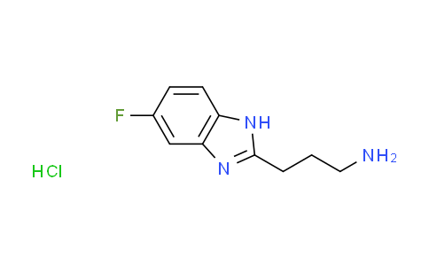 CAS No. 1185660-08-5, [3-(5-fluoro-1H-benzimidazol-2-yl)propyl]amine hydrochloride