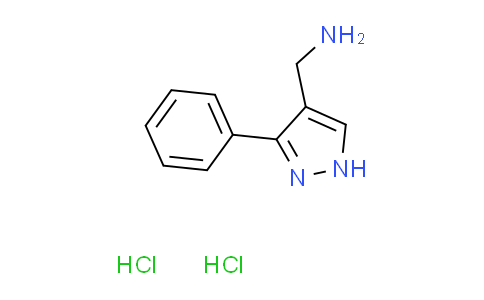 CAS No. 1185297-14-6, [(3-phenyl-1H-pyrazol-4-yl)methyl]amine dihydrochloride