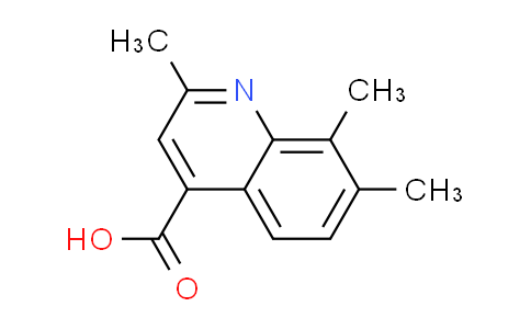 CAS No. 436096-46-7, 2,7,8-trimethyl-4-quinolinecarboxylic acid