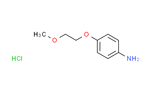 CAS No. 10141-52-3, [4-(2-methoxyethoxy)phenyl]amine hydrochloride