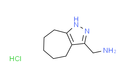 CAS No. 1185302-03-7, (1,4,5,6,7,8-hexahydrocyclohepta[c]pyrazol-3-ylmethyl)amine hydrochloride