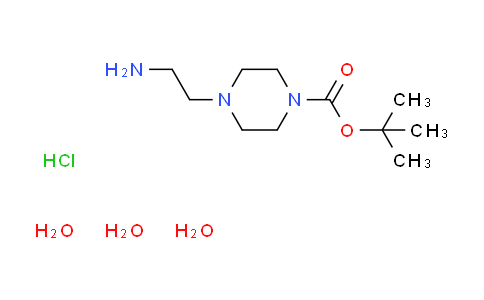 CAS No. 2368828-69-5, tert-butyl 4-(2-aminoethyl)-1-piperazinecarboxylate hydrochloride trihydrate