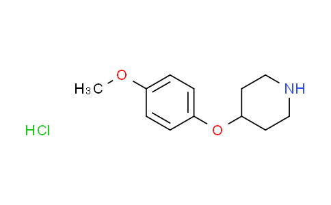 CAS No. 333954-89-5, 4-(4-methoxyphenoxy)piperidine hydrochloride
