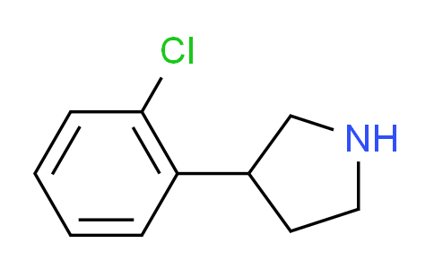 CAS No. 885277-67-8, 3-(2-chlorophenyl)pyrrolidine
