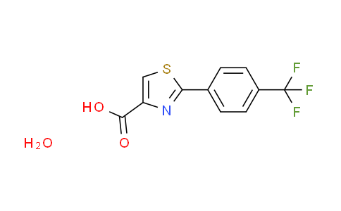 CAS No. 1559059-84-5, 2-[4-(trifluoromethyl)phenyl]-1,3-thiazole-4-carboxylic acid hydrate