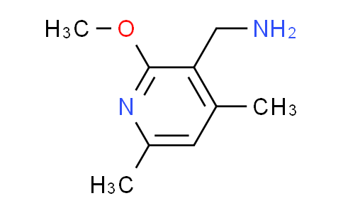 CAS No. 46002-83-9, 1-(2-methoxy-4,6-dimethyl-3-pyridinyl)methanamine