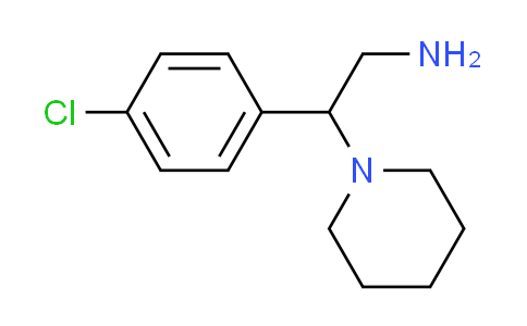 CAS No. 914207-57-1, 2-(4-chlorophenyl)-2-(1-piperidinyl)ethanamine