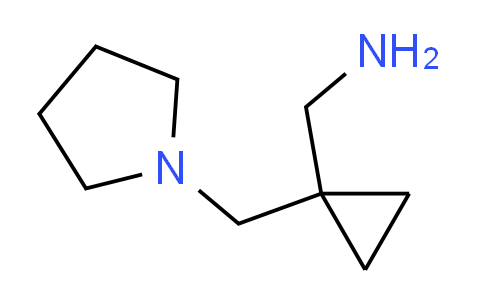 CAS No. 1001345-81-8, 1-[1-(1-pyrrolidinylmethyl)cyclopropyl]methanamine
