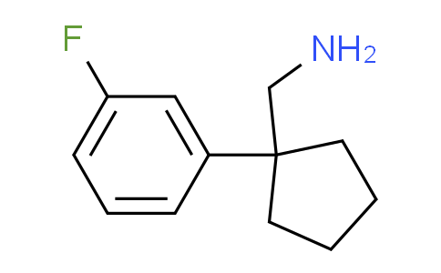 CAS No. 359715-61-0, 1-[1-(3-fluorophenyl)cyclopentyl]methanamine