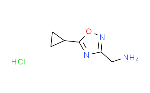CAS No. 1332531-19-7, [(5-cyclopropyl-1,2,4-oxadiazol-3-yl)methyl]amine hydrochloride