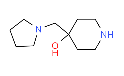 CAS No. 942031-83-6, 4-(1-pyrrolidinylmethyl)-4-piperidinol