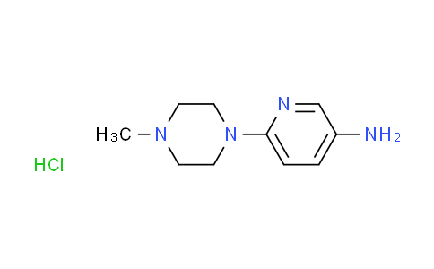 CAS No. 1234971-67-5, 6-(4-methyl-1-piperazinyl)-3-pyridinamine hydrochloride