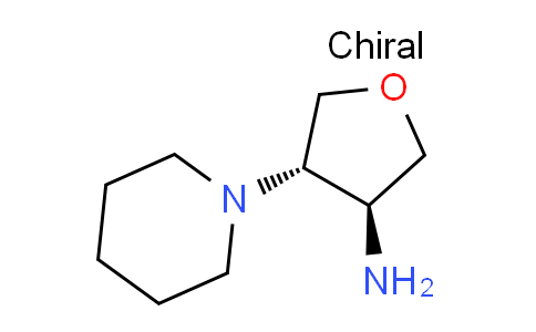 CAS No. 1212094-22-8, trans-4-(1-piperidinyl)tetrahydro-3-furanamine
