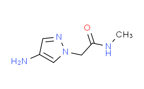 CAS No. 1152853-30-9, 2-(4-amino-1H-pyrazol-1-yl)-N-methylacetamide