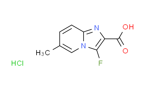 CAS No. 1559062-18-8, 3-fluoro-6-methylimidazo[1,2-a]pyridine-2-carboxylic acid hydrochloride