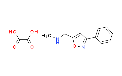 CAS No. 1260897-42-4, N-methyl-1-(3-phenyl-5-isoxazolyl)methanamine oxalate