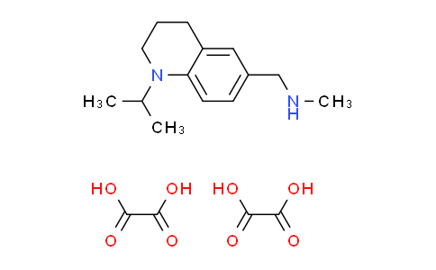 CAS No. 1559062-09-7, [(1-isopropyl-1,2,3,4-tetrahydro-6-quinolinyl)methyl]methylamine diethanedioate
