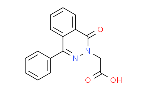 CAS No. 127828-88-0, (1-oxo-4-phenyl-2(1H)-phthalazinyl)acetic acid