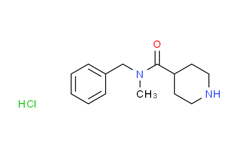 CAS No. 73415-59-5, N-benzyl-N-methyl-4-piperidinecarboxamide hydrochloride