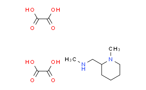 CAS No. 1185121-07-6, N-methyl-1-(1-methyl-2-piperidinyl)methanamine oxalate (1:2)