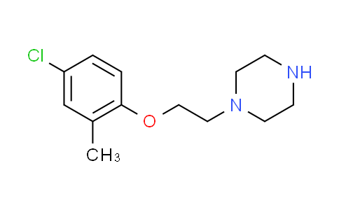 CAS No. 401798-02-5, 1-[2-(4-chloro-2-methylphenoxy)ethyl]piperazine