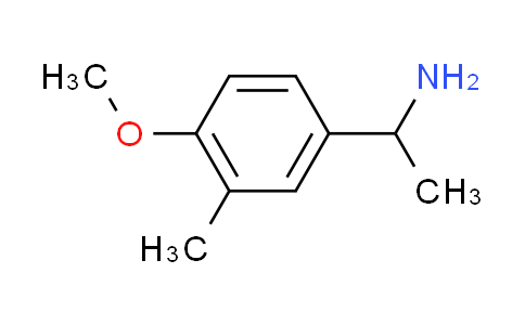 CAS No. 104338-23-0, 1-(4-methoxy-3-methylphenyl)ethanamine