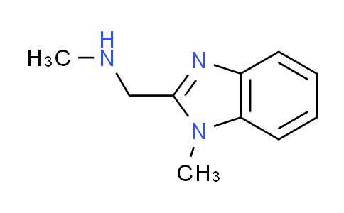 CAS No. 137898-62-5, N-methyl-1-(1-methyl-1H-benzimidazol-2-yl)methanamine