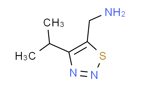 CAS No. 1048922-63-9, 1-(4-isopropyl-1,2,3-thiadiazol-5-yl)methanamine