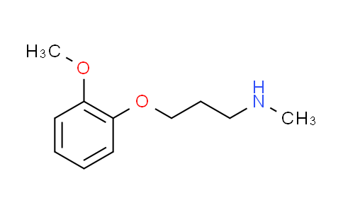 CAS No. 91340-38-4, 3-(2-methoxyphenoxy)-N-methyl-1-propanamine