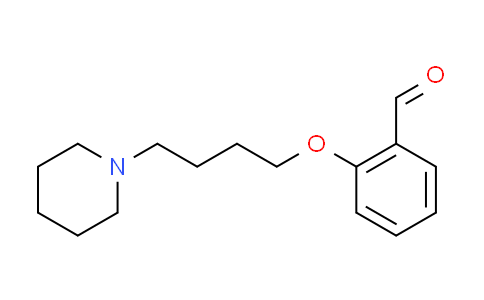 CAS No. 82625-42-1, 2-[4-(1-piperidinyl)butoxy]benzaldehyde