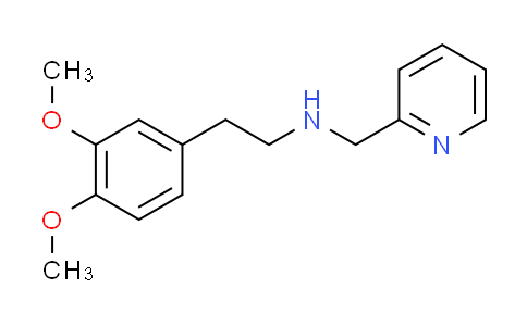 CAS No. 99615-36-8, 2-(3,4-dimethoxyphenyl)-N-(pyridin-2-ylmethyl)ethanamine