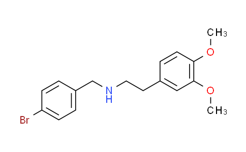 CAS No. 133344-77-1, (4-bromobenzyl)[2-(3,4-dimethoxyphenyl)ethyl]amine