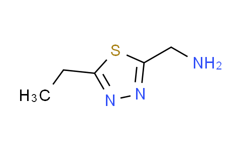 CAS No. 1126637-93-1, 1-(5-ethyl-1,3,4-thiadiazol-2-yl)methanamine