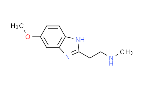 CAS No. 1177309-65-7, 2-(5-methoxy-1H-benzimidazol-2-yl)-N-methylethanamine