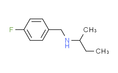 CAS No. 343854-19-3, N-(4-fluorobenzyl)butan-2-amine