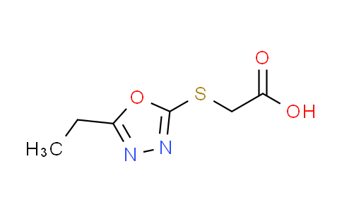 CAS No. 597545-23-8, [(5-ethyl-1,3,4-oxadiazol-2-yl)thio]acetic acid