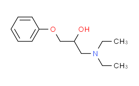CAS No. 15288-08-1, 1-(diethylamino)-3-phenoxypropan-2-ol