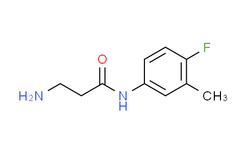CAS No. 946740-10-9, N~1~-(4-fluoro-3-methylphenyl)-beta-alaninamide