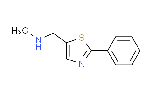 CAS No. 921124-39-2, N-methyl-1-(2-phenyl-1,3-thiazol-5-yl)methanamine