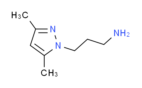 CAS No. 62821-89-0, 3-(3,5-dimethyl-1H-pyrazol-1-yl)propan-1-amine