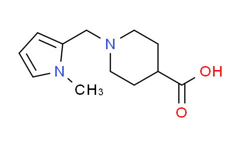 CAS No. 1177281-06-9, 1-[(1-methyl-1H-pyrrol-2-yl)methyl]-4-piperidinecarboxylic acid